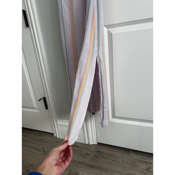 O'Neill NWT Shay A-line Midi Dress Small Lavender Stripe - Picture 6 of 12